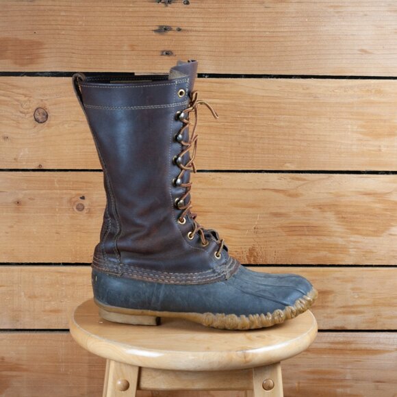 Vintage LL Bean Maine Hunting Shoe Boots 11" - M 6 / W 8 - Picture 2 of 11